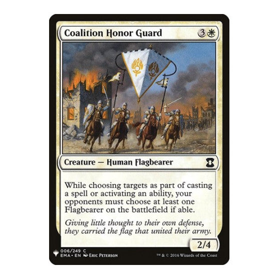 Coalition Honor Guard (LIST) #6 Common (Lightly Played) The List Reprints Magic: The Gathering: 2026