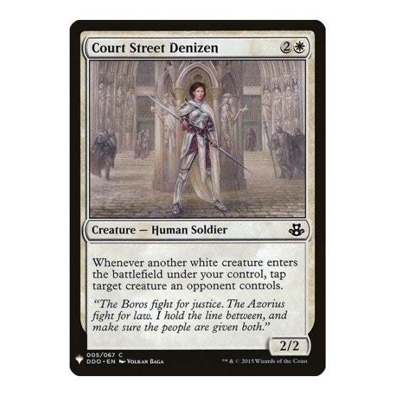 Court Street Denizen (LIST) #5 Common (Lightly Played) The List Reprints Magic: The Gathering: 2026