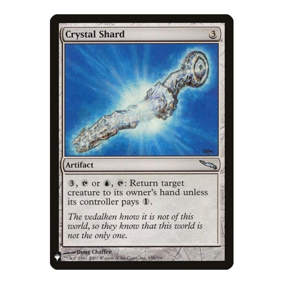 Crystal Shard (LIST) #159 Uncommon (Lightly Played) The List Reprints Magic: The Gathering: 2026