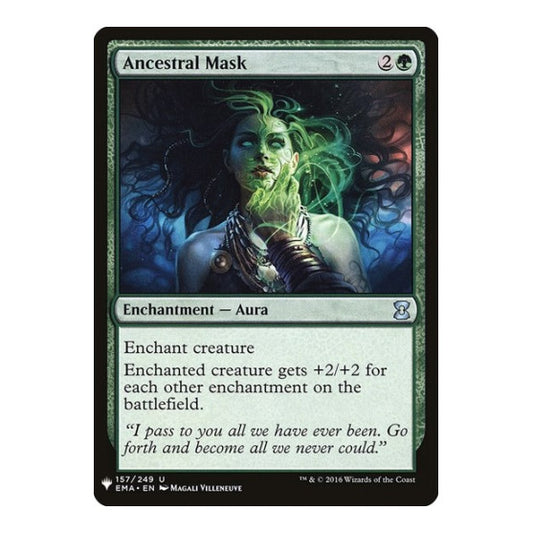 Ancestral Mask (LIST) #157 Uncommon (Lightly Played) The List Reprints Magic: The Gathering: 2026
