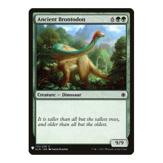 Ancient Brontodon (LIST) #175 Common (Lightly Played) The List Reprints Magic: The Gathering: 2026