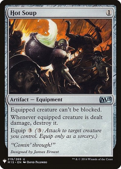 Hot Soup (LIST) #M15-219 Uncommon (Lightly Played) The List Reprints Magic: The Gathering: 2026