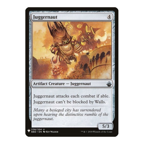Juggernaut (LIST) #238 Uncommon (Lightly Played) The List Reprints Magic: The Gathering: 2026