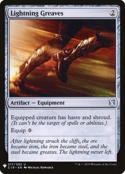 Lightning Greaves C19 (LIST) #C19-217 Uncommon (Near Mint) The List Reprints Magic: 2026