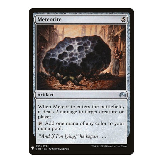 Meteorite (LIST) #233 Uncommon (Lightly Played) The List Reprints Magic: The Gathering: 2026