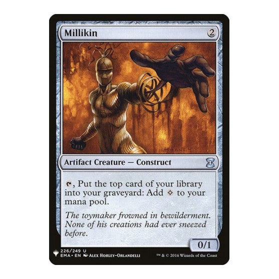 Millikin (LIST) #226 Uncommon (Lightly Played) The List Reprints Magic: The Gathering: 2026