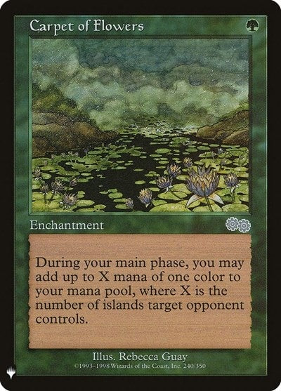 Carpet of Flowers (LIST) #240 Uncommon (Near Mint) The List Reprints Magic: The Gathering: 2026