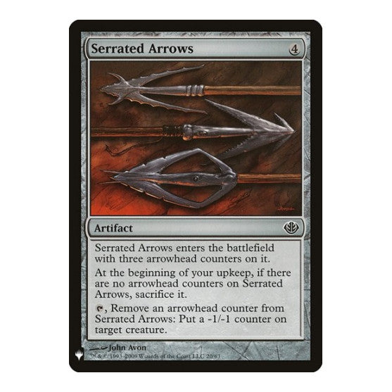 Serrated Arrows (LIST) #20 Common (Lightly Played) The List Reprints Magic: The Gathering: 2026