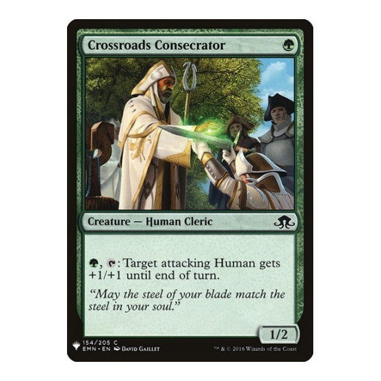 Crossroads Consecrator (LIST) #154 Common (Lightly Played) The List Reprints Magic: The Gathering: 2026