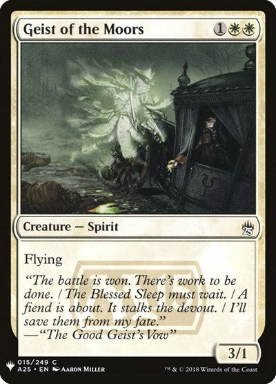 Geist of the Moors (LIST) #A25-15 Common (Lightly Played) The List Reprints Magic: 2026