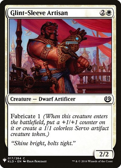 Glint-Sleeve Artisan (LIST) #KLD-17 Common (Lightly Played) The List Reprints Magic: The Gathering: 2026