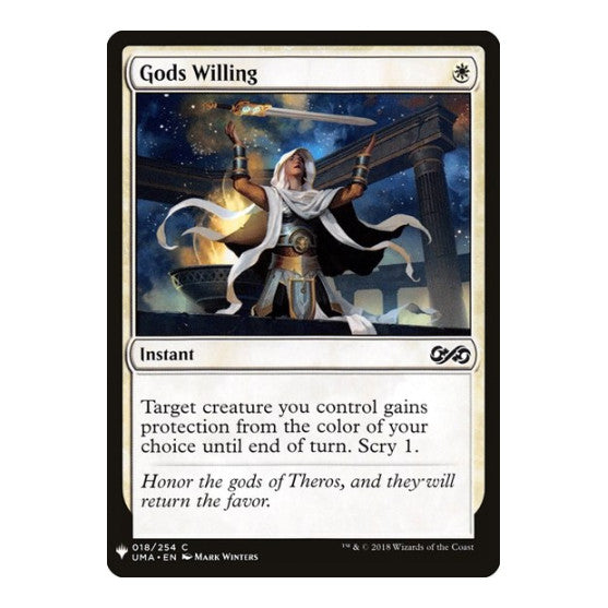 Gods Willing (LIST) #18 Common (Lightly Played) The List Reprints Magic: The Gathering: 2026