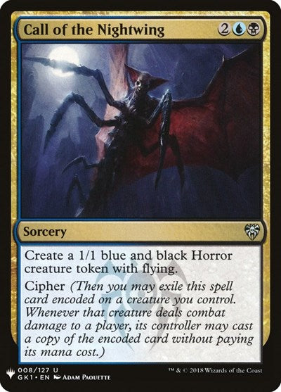 Call of the Nightwing (GK1) (LIST) #GK1-8 Uncommon (Lightly Played) The List Reprints Magic: The Gathering: 2026