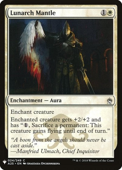 Lunarch Mantle (LIST) #A25-24 Common (Lightly Played) The List Reprints Magic: The Gathering: 2026