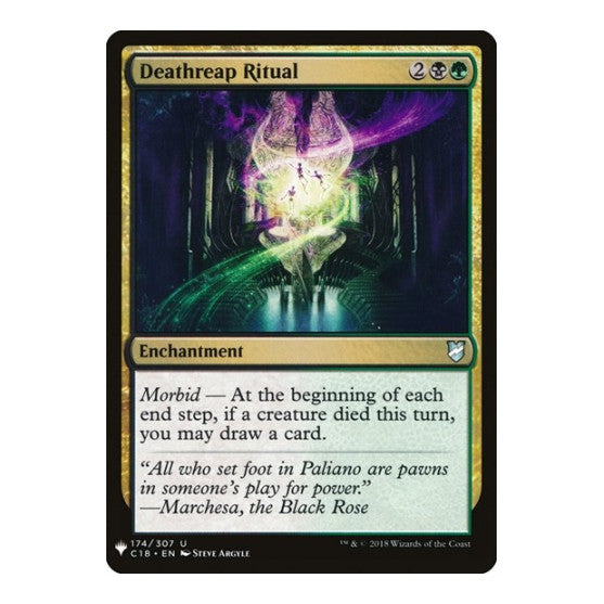 Deathreap Ritual (LIST) #174 Uncommon (Lightly Played) The List Reprints Magic: The Gathering: 2026