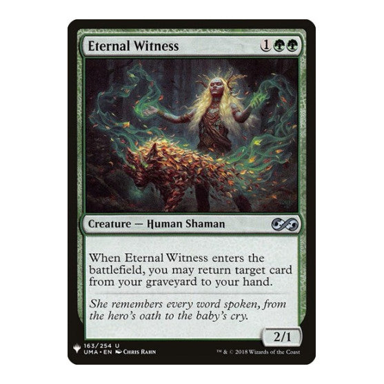 Eternal Witness (UMA) (LIST) #163 Uncommon (Lightly Played) The List Reprints Magic: The Gathering: 2026