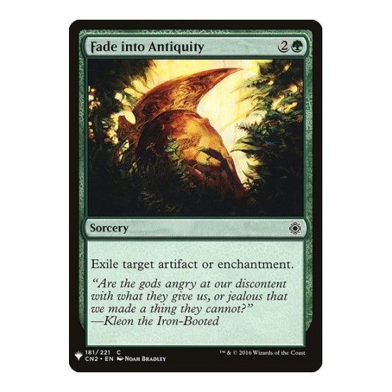 Fade into Antiquity (LIST) #181 Common (Lightly Played) The List Reprints Magic: The Gathering: 2026