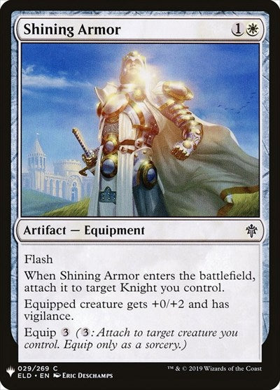 Shining Armor (LIST) #ELD-29 Common (Lightly Played) The List Reprints Magic: 2026