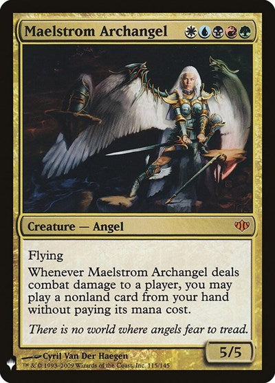Maelstrom Archangel (LIST) #CON-115 Mythic Rare (Near Mint) The List Reprints Magic: 2026
