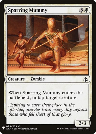 Sparring Mummy (LIST) #AKH-29 Common (Lightly Played) The List Reprints Magic: 2026