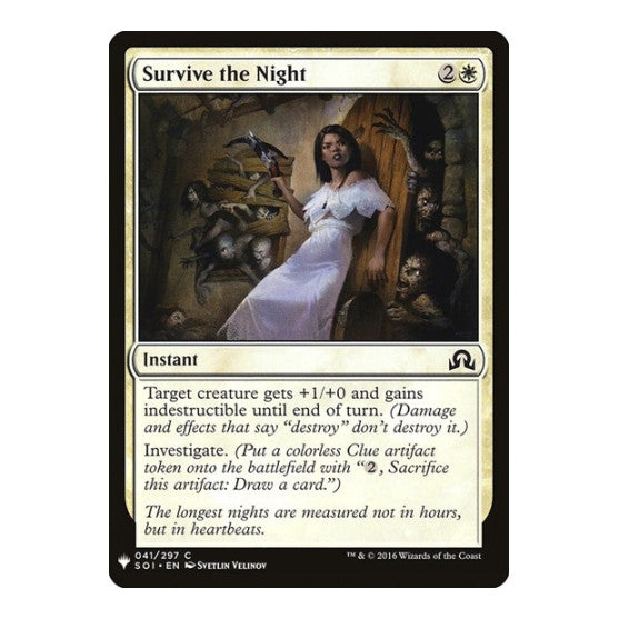 Survive the Night (LIST) #41 Common (Lightly Played) The List Reprints Magic: The Gathering: 2026