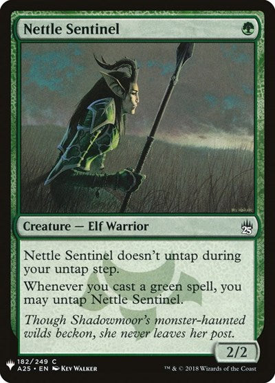 Nettle Sentinel (LIST) #A25-182 Common (Lightly Played) The List Reprints Magic: 2026