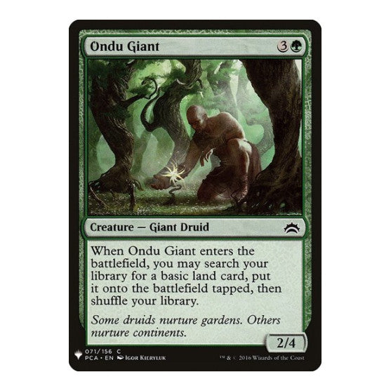 Ondu Giant (LIST) #71 Common (Lightly Played) The List Reprints Magic: The Gathering: 2026