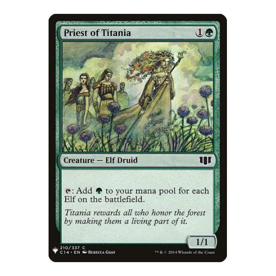 Priest of Titania (LIST) #210 Common (Lightly Played) The List Reprints Magic: The Gathering: 2026