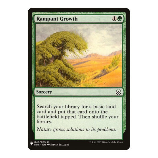 Rampant Growth (LIST) #48 Common (Lightly Played) The List Reprints Magic: The Gathering: 2026