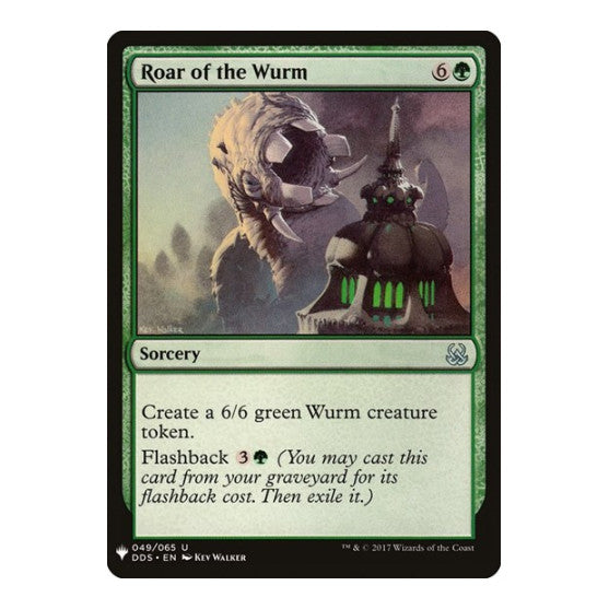 Roar of the Wurm (LIST) #49 Uncommon (Lightly Played) The List Reprints Magic: The Gathering: 2026
