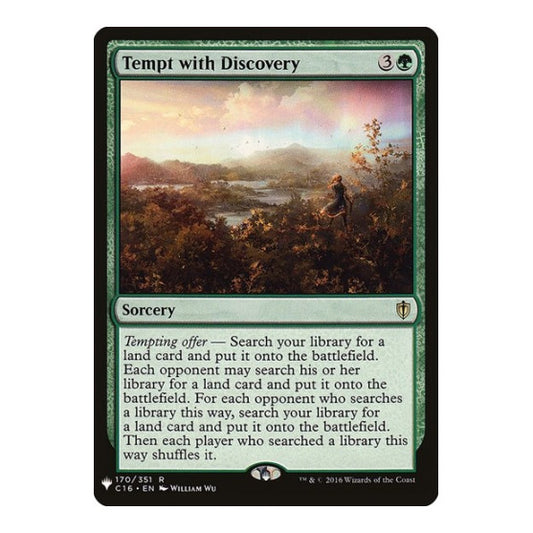 Tempt with Discovery (LIST) #170 Rare (Near Mint) The List Reprints Magic: The Gathering: 2026