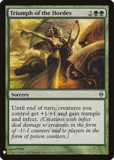 Triumph of the Hordes (LIST) #123 Uncommon (Near Mint) The List Reprints Magic: The Gathering: 2026