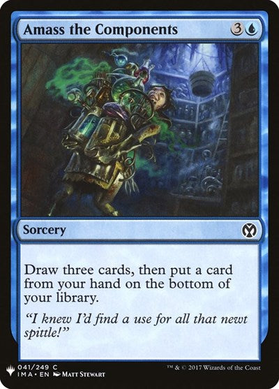 Amass the Components (LIST) #IMA-41 Common (Lightly Played) The List Reprints Magic: 2026