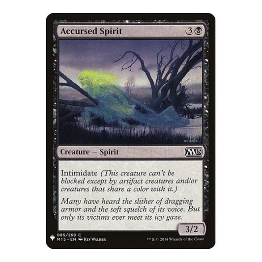 Accursed Spirit (LIST) #85 Common (Lightly Played) The List Reprints Magic: The Gathering: 2026