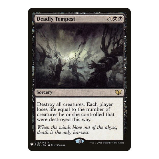 Deadly Tempest (LIST) #019/342 Rare (Lightly Played) The List Reprints Magic: The Gathering: 2026