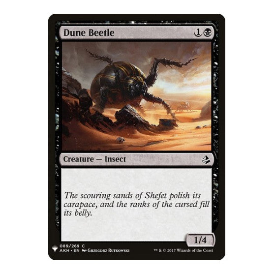 Dune Beetle (LIST) #89 Common (Lightly Played) The List Reprints Magic: The Gathering: 2026
