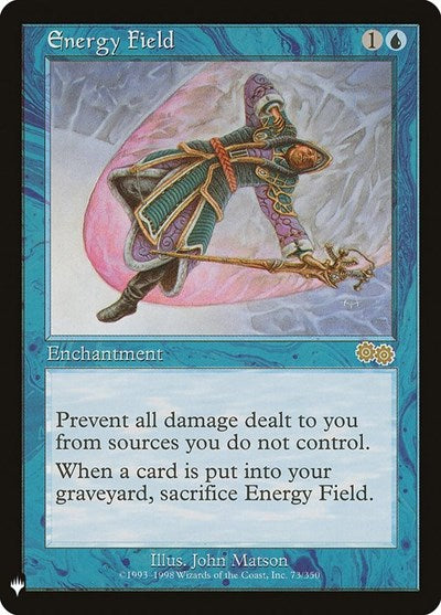 Energy Field (LIST) #USG-73 Rare (Near Mint) The List Reprints Magic: The Gathering: 2026