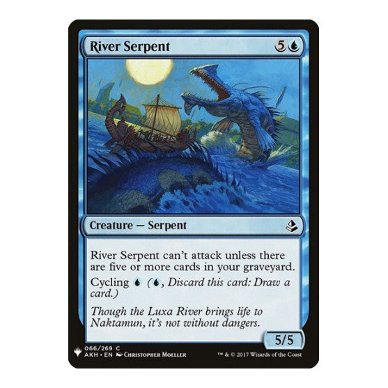 River Serpent (LIST) #66 Common (Lightly Played) The List Reprints Magic: The Gathering: 2026