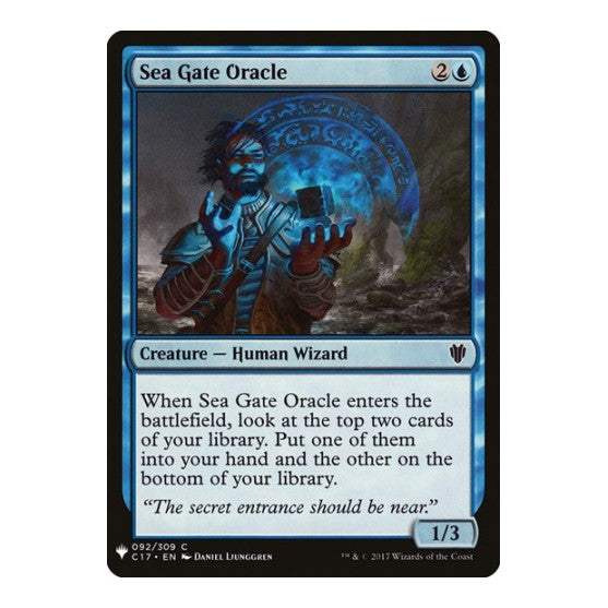 Sea Gate Oracle (C17) (LIST) #92 Common (Lightly Played) The List Reprints Magic: The Gathering: 2026