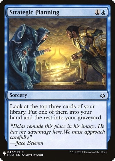 Strategic Planning (LIST) #47 Common (Lightly Played) The List Reprints Magic: The Gathering: 2026