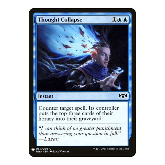Thought Collapse (LIST) #57 Common (Lightly Played) The List Reprints Magic: The Gathering: 2026