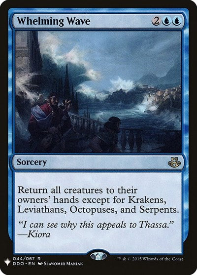 Whelming Wave (LIST) #DDO-44 Rare (Lightly Played) The List Reprints Magic: The Gathering: 2026