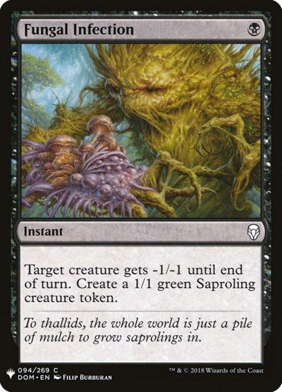 Fungal Infection (LIST) #DOM-94 Common (Lightly Played) The List Reprints Magic: 2026