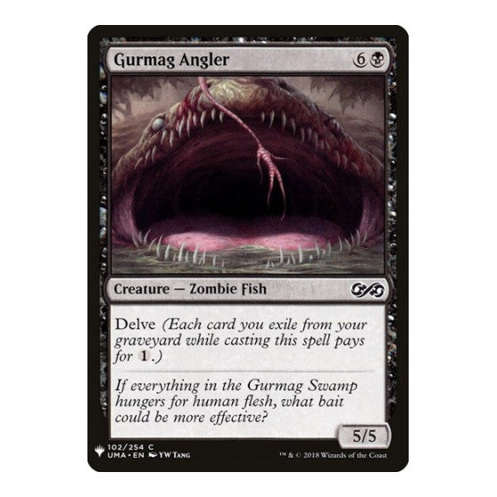 Gurmag Angler (LIST) #102 Common (Lightly Played) The List Reprints Magic: The Gathering: 2026