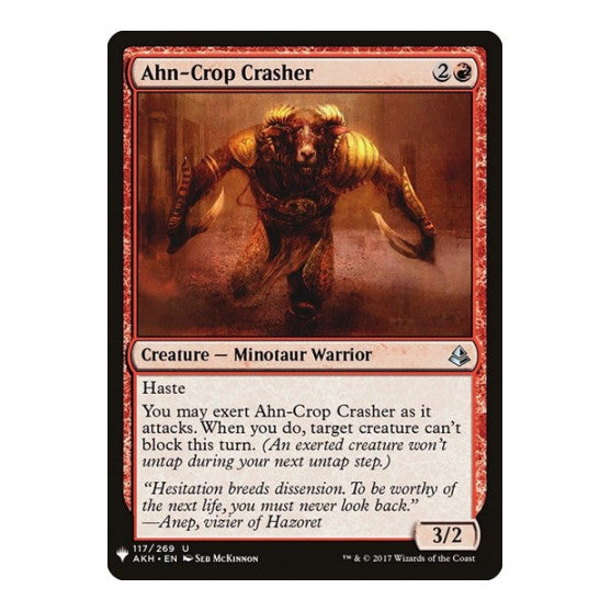 Ahn-Crop Crasher (LIST) #117 Uncommon (Lightly Played) The List Reprints Magic: The Gathering: 2026
