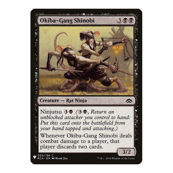 Okiba-Gang Shinobi (LIST) #35 Common (Lightly Played) The List Reprints Magic: The Gathering: 2026
