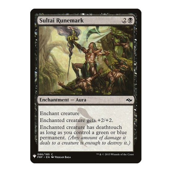 Sultai Runemark (LIST) #86 Common (Lightly Played) The List Reprints Magic: The Gathering: 2026