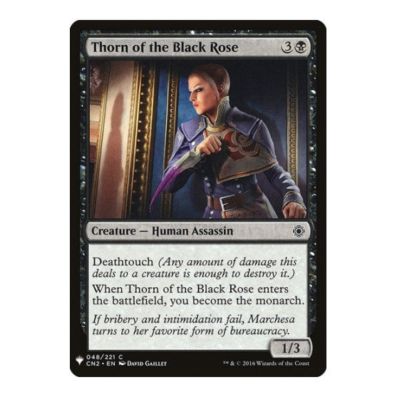 Thorn of the Black Rose (LIST) #48 Common (Lightly Played) The List Reprints Magic: The Gathering: 2026