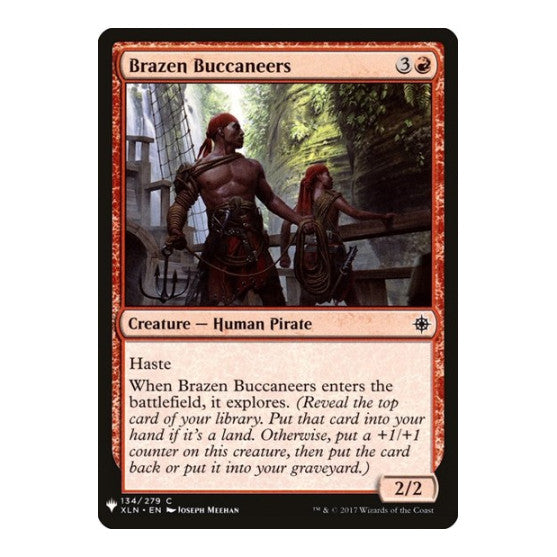 Brazen Buccaneers (LIST) #134 Common (Lightly Played) The List Reprints Magic: The Gathering: 2026