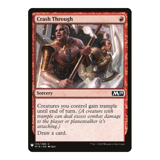 Crash Through (LIST) #133 Common (Lightly Played) The List Reprints Magic: The Gathering: 2026